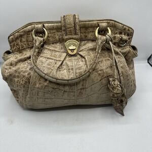 Brahmin Adora Rose Antique Boulevard Distressed Leather Shoulder Handbag Nostrap